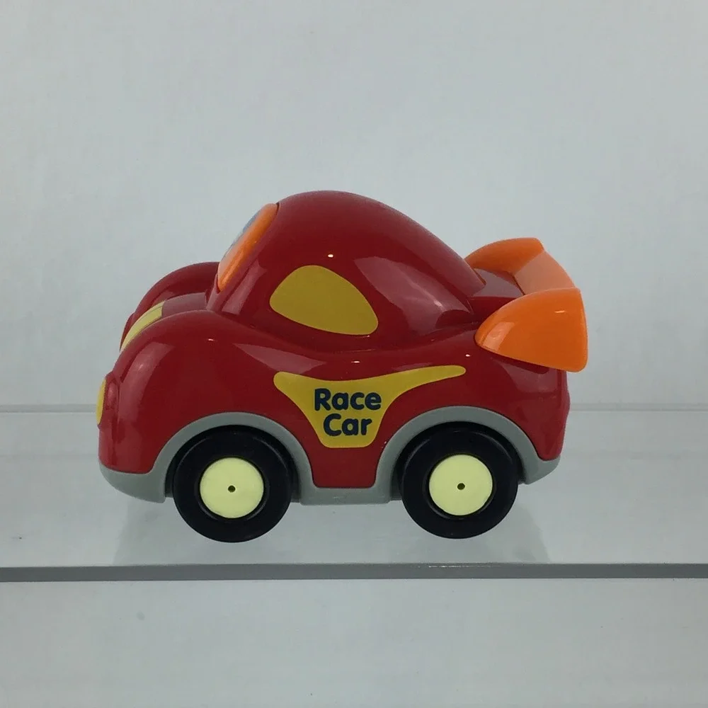 VTech‎ Go Go Smart Wheels Race Car Lot of 2 Red Yellow Interactive Toy Vehicles